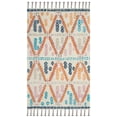thumbnail image 2 of SAFAVIEH Casablanca Frances Aztec Shag Area Rug, Ivory/Multi, 5' x 8', 2 of 7