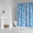 thumbnail image 2 of Vintage Retro Pattern Shower Curtain 72x72 Inches Quick-Drying Polyester Curtain with Plastic Rings Boho Style, 2 of 5