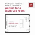 thumbnail image 3 of Frigidaire Gallery 14,000 BTU Inverter Portable Room Air Conditioner with Heat Pump, White, 3 of 4