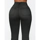 thumbnail image 5 of Jeans para Mujer 90s Vintage Sexy Ripped Mid Waist Bell Bottom#3 BlackX-Large, 5 of 5