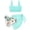 Mint Green, variant on SHenli Girls Tankini Swimsuits Size 10-12 Cutout Bikini Set Adjustable Straps Tankini 3pcs Girls Bathing Suit size 8 Cute Pattern Print Girls' Swimwear with Print Shorts