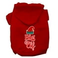 thumbnail image 6 of Christmas Pet Dog  Cat Hoodie Screen Printed, "Big Elf", 6 of 11