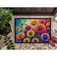 thumbnail image 3 of Carolines Treasures DAC1423JMAT 24 x 36 in. Unisex Chrysanthemums in Color Indoor or Outdoor Mat, 3 of 5