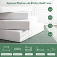 thumbnail image 6 of King Mattress Bed in a Box, 12" Cooling Green-Tea Gel Memory Foam Mattress with Graphene Fabric Cover, 6 of 7