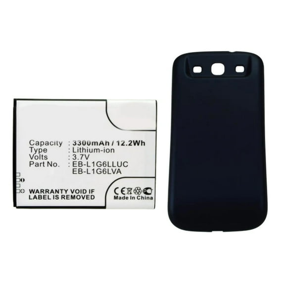 Batteries N Accessories BNA-WB-L3580 Cell Phone Battery - Li-Ion, 3.7V, 3300 mAh, Ultra High Capacity Battery - Replacement for Samsung EB-L1G6LLU Battery
