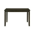 thumbnail image 2 of Transitional Classic 5pc Dining Set Table and 4 Chairs Set Charcoal Finish Wood Dining Room Kitchen Furniture Set, 2 of 7
