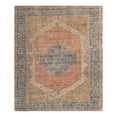 thumbnail image 3 of Unique Loom Chenille Jute Collection Area Rug - Rambagh (7' 10" x 10' Rectangle Orange Yellow/Ivory), 3 of 6