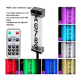 thumbnail image 4 of Outdoor Solar House Number Plate Plug-In Door Light Wall Lamp Digital Waterproof Villa Address Sign, 4 of 9