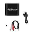 thumbnail image 3 of Convertidor óptico de extractor de audio compatible con HDMI con indicador LED Full HD Proyector 3D Right / Full Channel Divisor electrónico Inevent EL018280-00B, 3 of 7