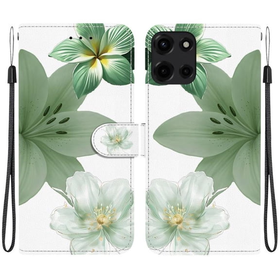 Leather For Motorola Moto G Play 5G 2026 6.7-inch Crystal Material Wallet Case , With Card Holder,Wristband,Magnetic Clasp Kickstand Folio Cover,Color-1,For Moto G Play 5G 2026
