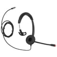 thumbnail image 1 of Call Center Headset, Plug And Play Telephone Headset Professional Monaural  For Call Center, 1 of 8
