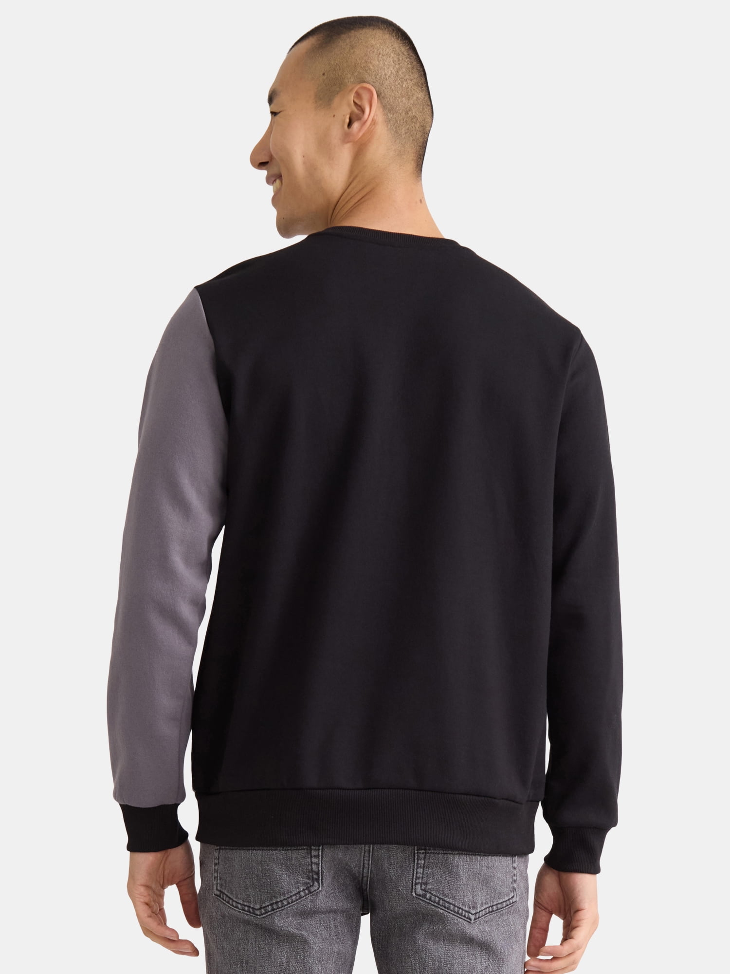Chill Vibes Men's & Big Men's Graphic Crew Neck Sweatshirt with Long Sleeves, Sizes S-3XL