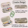 thumbnail image 3 of Large Capacity Pencil Case, Pencil Case for Adult, Cute Pencil Case, Pen Pencil Organizer for Stationery Supplies Marker Highlighter for Middle High S, 3 of 4