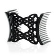 thumbnail image 2 of Ladies Butterfly Stretchy Double Comb Hair Clip, Elastic Silicone Hair Comb No Crease Hair Pins Hair Accessories for Women Curly Thick Wavy Hair Ponytail, 1 piece, 2 of 5