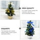 thumbnail image 2 of 4 piezas de árbol de Navidad decorativo adorable adorno de mesa para vitrina, 2 of 7
