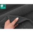 thumbnail image 6 of American Soft Linen, Slip Reducer Bath Rug, 100% Cotton 17x24 inches, Soft Absorbent Bath Mat Rugs, Dark Gray, 6 of 7