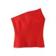 thumbnail image 4 of HH TRAF - Body asimétrico liso de nueva moda para mujer, estilo sexy, ajustado, elegante, sin espalda, sin mangas, de 2 colores, 4 of 4