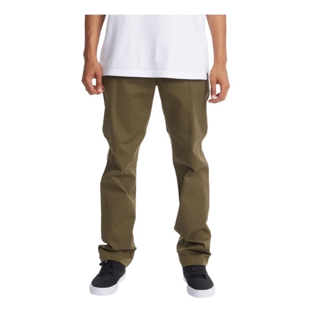 Pantalon Dc Shoes Worker Straight Para Hombre Color Verde Modelo ADYNP03073CRB0.