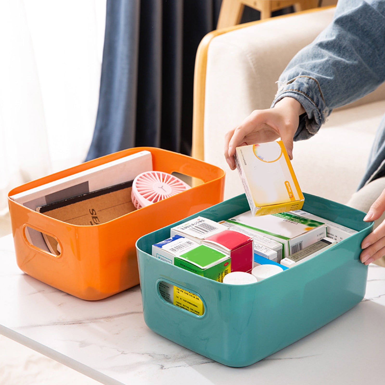 Pianpianzi Airtight Storage Containers for Clothes under The Crib