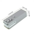 thumbnail image 4 of keepw Plastic Electric Sealing Machine Portable Battery Operated 300mAh Restaurant Kitchen Snack Chips Sealer Grey, 4 of 7