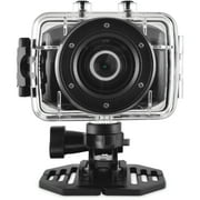 Ematic EVH625BL ActionCam 5.0-Megapixel 720p HD Video Waterproof Digital Camera with Post and Helmet Mounts