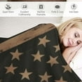 thumbnail image 3 of JEUXUS American Flag with Desert Camo Blanket Super Soft Micro Fluffy Cozy Fuzzy Throws Flannel Blankets Gift for Bed Sofa Plane/Living Room Decor, 3 of 6