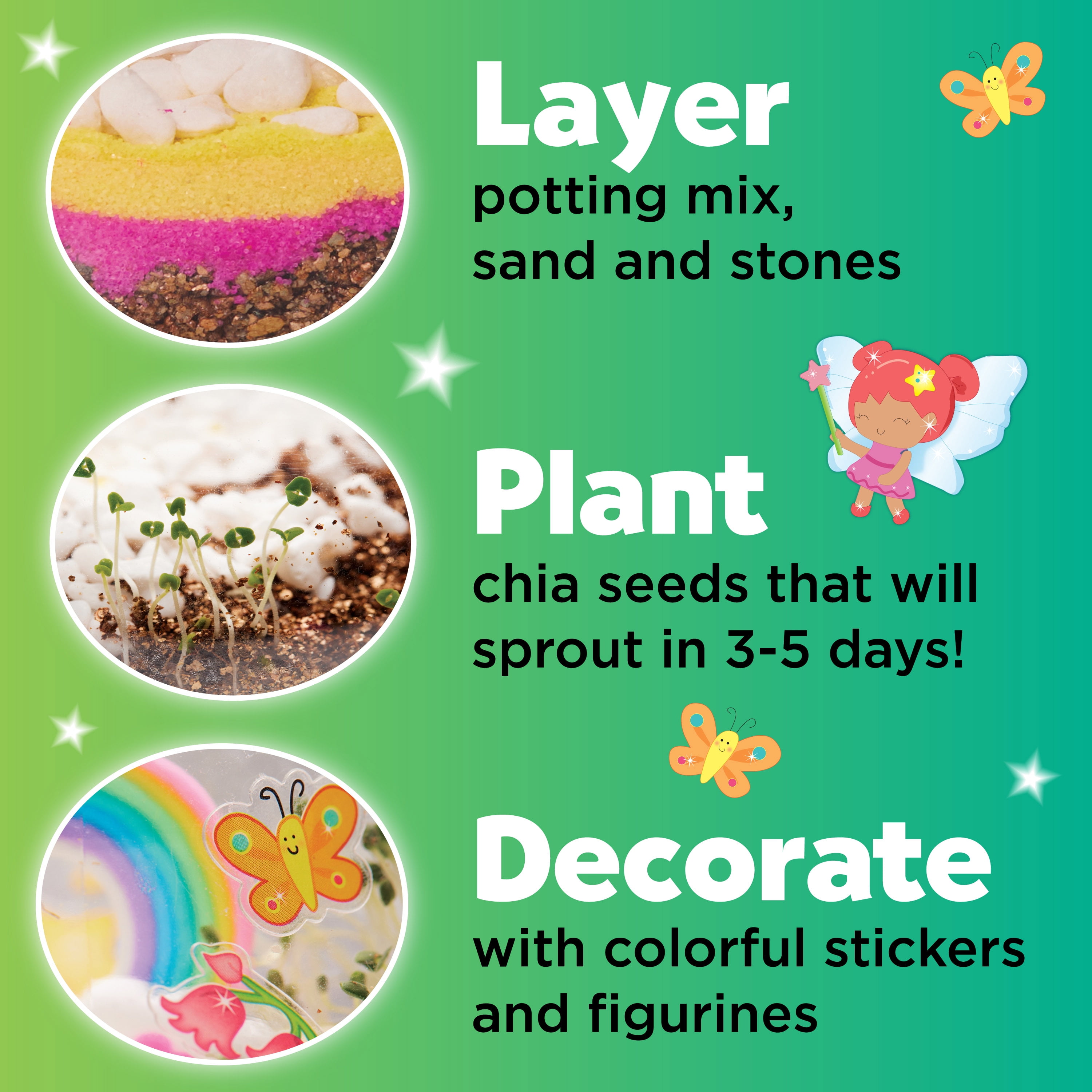 Creativity for Kids Fairy Forest Garden Child, Beginner Craft Kit for Ages 6 to 9, Boys and Girls  (图5)