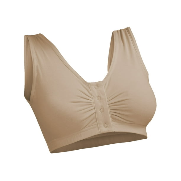 612px x 612px - Women's Snap Front Closure Luxury Wireless Comfort Bra - Walmart.com