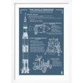 thumbnail image 2 of Art.com Apollo Missions - Blueprint Poster Art Print by Lantern Press, White Frame Wall Art, 32" x 44", 2 of 5