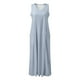thumbnail image 4 of Vestido largo sin mangas con cuello en V y color liso para mujer: corte holgado, bolsillos, vestido informal cómodo para el día a día., 4 of 5