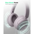 thumbnail image 6 of TALIX H30 Adaptive ANC Wireless Headphones Over Ear,Active Noise Cancellation with Multiple Modes,Purple, 6 of 10
