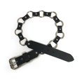thumbnail image 3 of 1-1/2" Handmade Genuine Solid Black Buffalo Leather and O-Ring Belt, 3 of 5