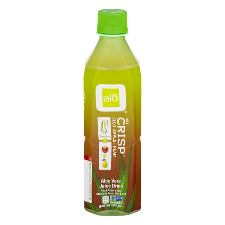 Alo Crisp Aloe Vera Juice Drink Fuji Apple + Pear, 16.9 FL OZ
