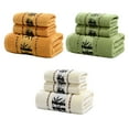 thumbnail image 4 of Toystoory Juego de toallas de baño para el hogar, absorbentes y ecológicas, para una experiencia lujosa, amplia gama de usos Toallas y Paños Amarillo, 4 of 6