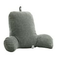 thumbnail image 2 of AMLESO Bed Rest Backrest Reading Velvet Chair Back Support Lounger Grey, 2 of 3