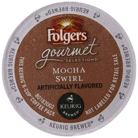 Folgers Gourmet Selections Mocha Swirl Coffee K-Cups, 12 CT (Pack of 6)