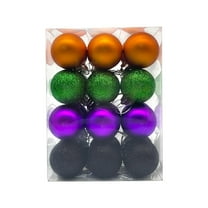 Halloween Decorations Christmas Ball Set 24 Plastic Ball Hangers 4 Christmas Tree Decorations