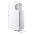 thumbnail image 4 of OVAL AIR 3-Stage H13 True HEPA 5-in-1 Air Purifier for Rooms up to 600 sq. ft. reduces Allergies, Asthma, Pets, Odor, Smoke, White, AIR1000A, 4 of 9