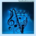 thumbnail image 2 of Handmadetneonsign Bass Clarinet Metal Sign, Music Metal Wall Art, Music Metal Home Wall Decor 037260, 2 of 5