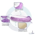 thumbnail image 4 of Cuna Nido Portátil Memory Foam Almohada Lactancia Color Lila, 4 of 8