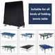 thumbnail image 5 of Funda premium para tenis de mesa, resistente al agua, para exteriores e interiores, color negro, 5 of 6