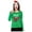 Green, variant on Tstars Riding with Biden Ugly Christmas Sweater Santa Biden Women Long Sleeve T Shirt