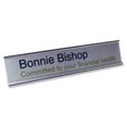 thumbnail image 1 of Imprint Plus IPP905899 Plus Desk Plate Signage Kit, 6 Per Kit - Silver, 1 of 1