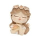 thumbnail image 4 of Maceta con cara de niña, soporte para bonsái, linda escultura, adorno de resina, hada coleccionable 8x7x11cm, 4 of 9
