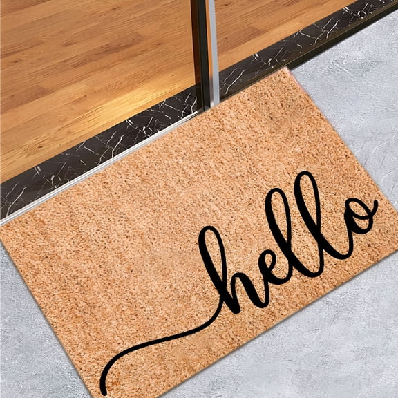 LAMIRO Coir Welcome Mats For Front Door,Funny Door Mats Outside