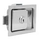 thumbnail image 5 of Manija De Pestillo De Llave De Puerta De Acero Inoxidable, Cerradura De Panel Integrada, Manija De Pestillo De Llave De Puerta De Paleta De Remolque Rectangular De Acero Inoxidable, Cerradura De Caja, 5 of 5