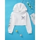 thumbnail image 5 of Ropa de hip hop para niñas, sudadera con capucha para niños, camisetas cortas de algodón de manga larga, ropa moderna para hacer ejercicio en el gimnasio y bailar jazz, 5 of 5