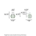 thumbnail image 4 of 11543BKBUB Maxim Lighting Heirloom-1 Light Outdoor Wall Lantern-7.5 Inches wide by 10.75 inches high, 4 of 5
