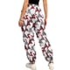 thumbnail image 5 of Pntutb Pantalones con cordón de bolsillo con cintura elástica y estampado navideño para mujer Pntutb Pntutb-6982, 5 of 8