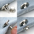 thumbnail image 3 of 6 Pcs Thin Waist Button Replacement Baggy Pants Jeans Pin Snap Buttons for Clothes Reduce Pregnant Woman Women's, 3 of 6